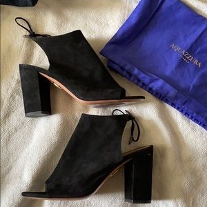 Aquazzura Suede Sandals, worn ONCE!